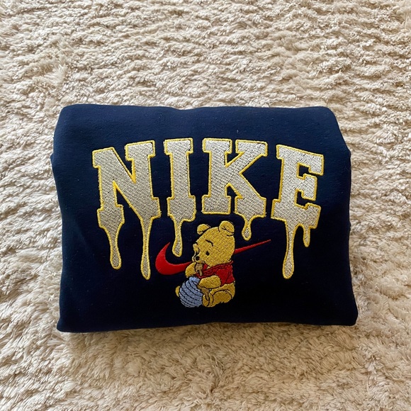 Winnie the Pooh Embroidered Crewneck Sweatshirt - Picture 2 of 3
